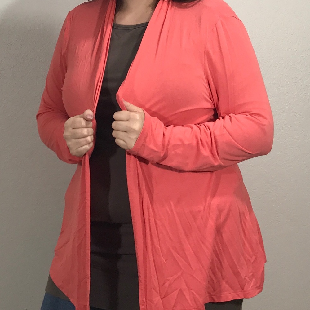 Charter Club Orange Cardigan